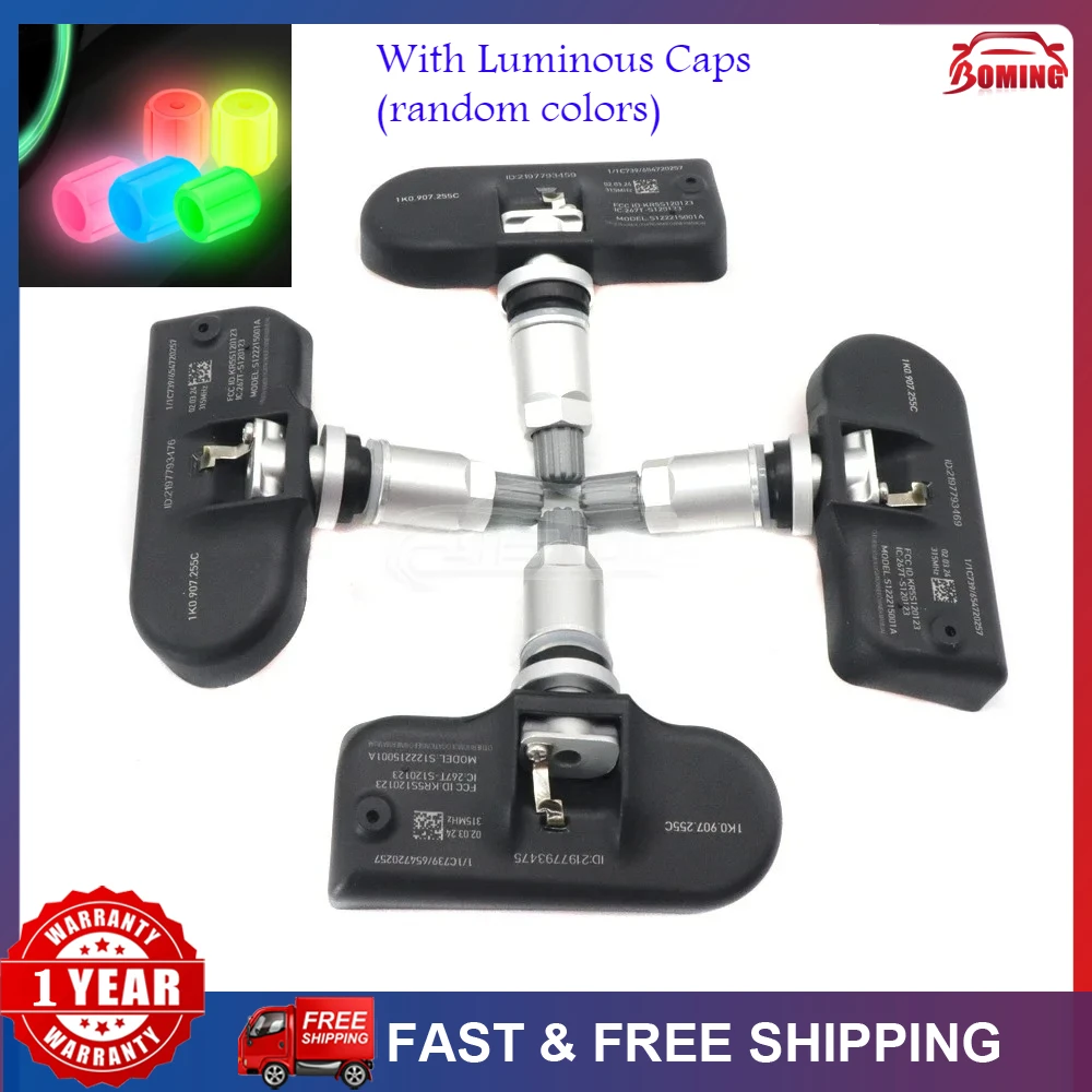 

1K0907255C Новый датчик контроля давления в шинах TPMS для Audi S4 S5 Q5 A3 A4 A5 Quattro SQ5 Volkswagen EOS Passat Beetle Golf R32