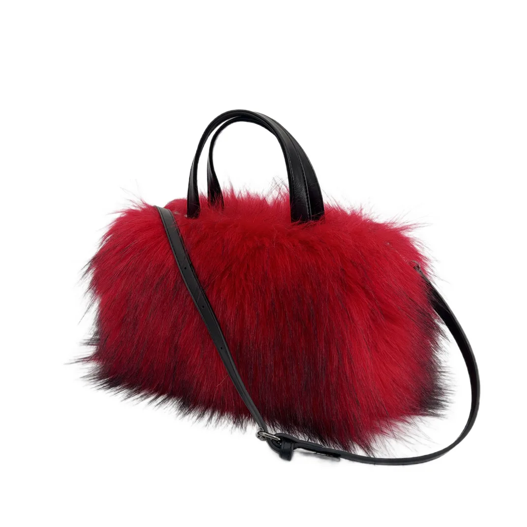 

wholesale Plush Handbag New Chain Shoulder Bag Crossbody Bag Fashion Women Luxury design Faux Fur Tote Bag Evening Bags