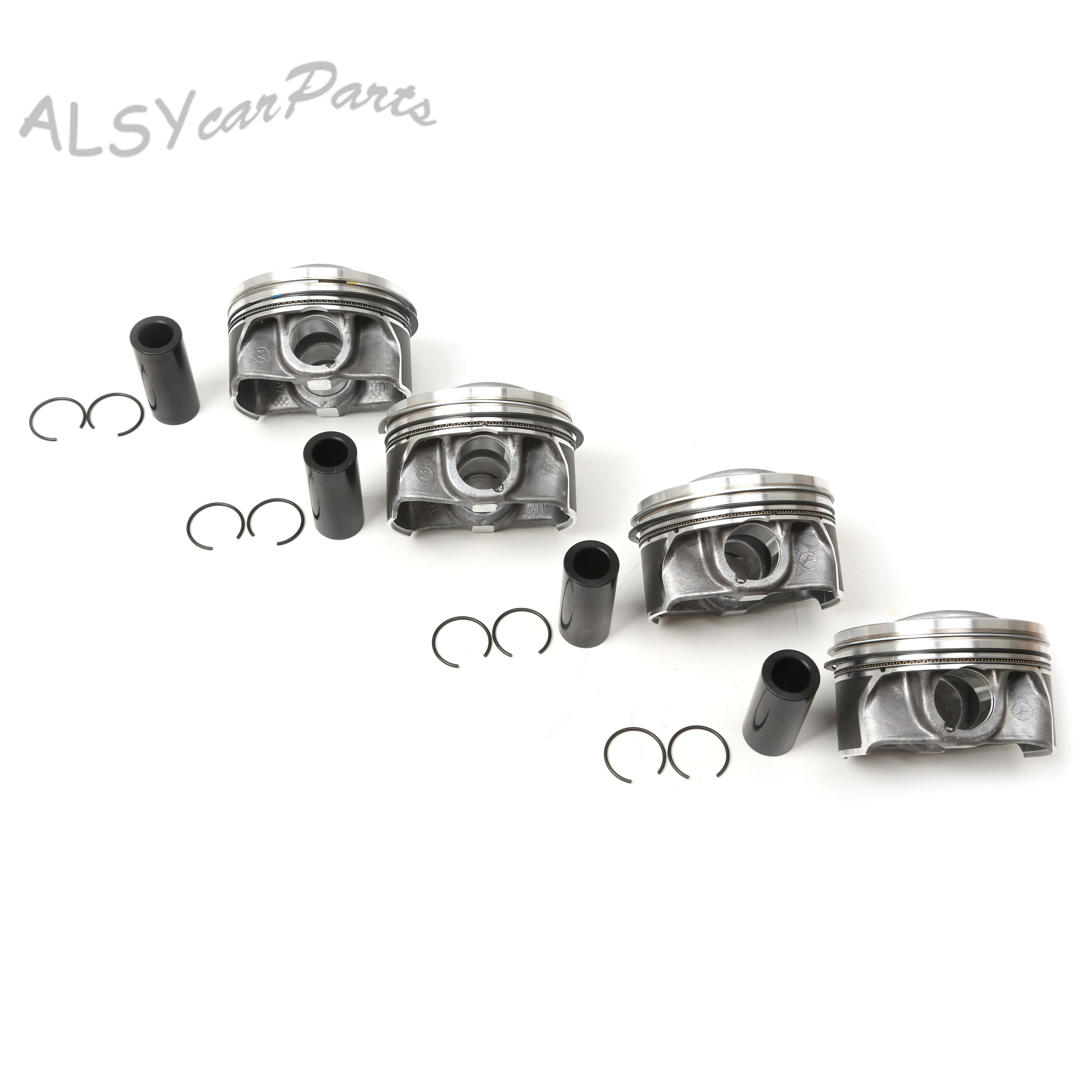 Engine Pistons and Rings Set 06L107065AN For VW Beetle Passat 2016-2022 2.0TFSI DDSA DDSB DTDA Tiguan Allspace