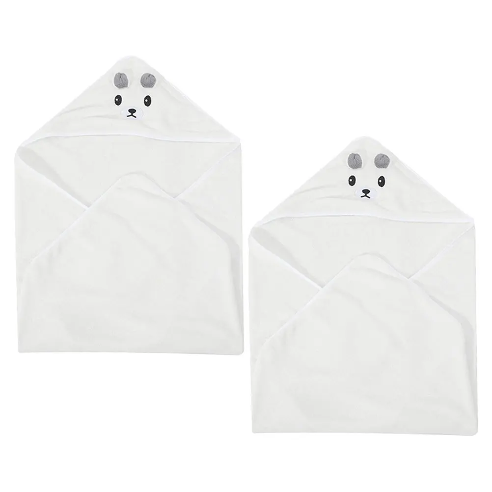 

2 шт., нежное банное полотенце для малышей, детское супер впитывающее быстросохнущее банное полотенце