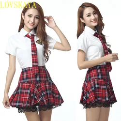 Uniforme escolar japonés para niña, conjunto completo de falda superior coreana, ropa JK de juego de rol