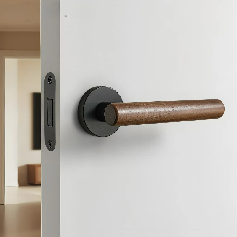 

Скрытый дверной замок для кладовой, внутренний, с односторонней ручкой, однозапорный, для дверей из массива дерева