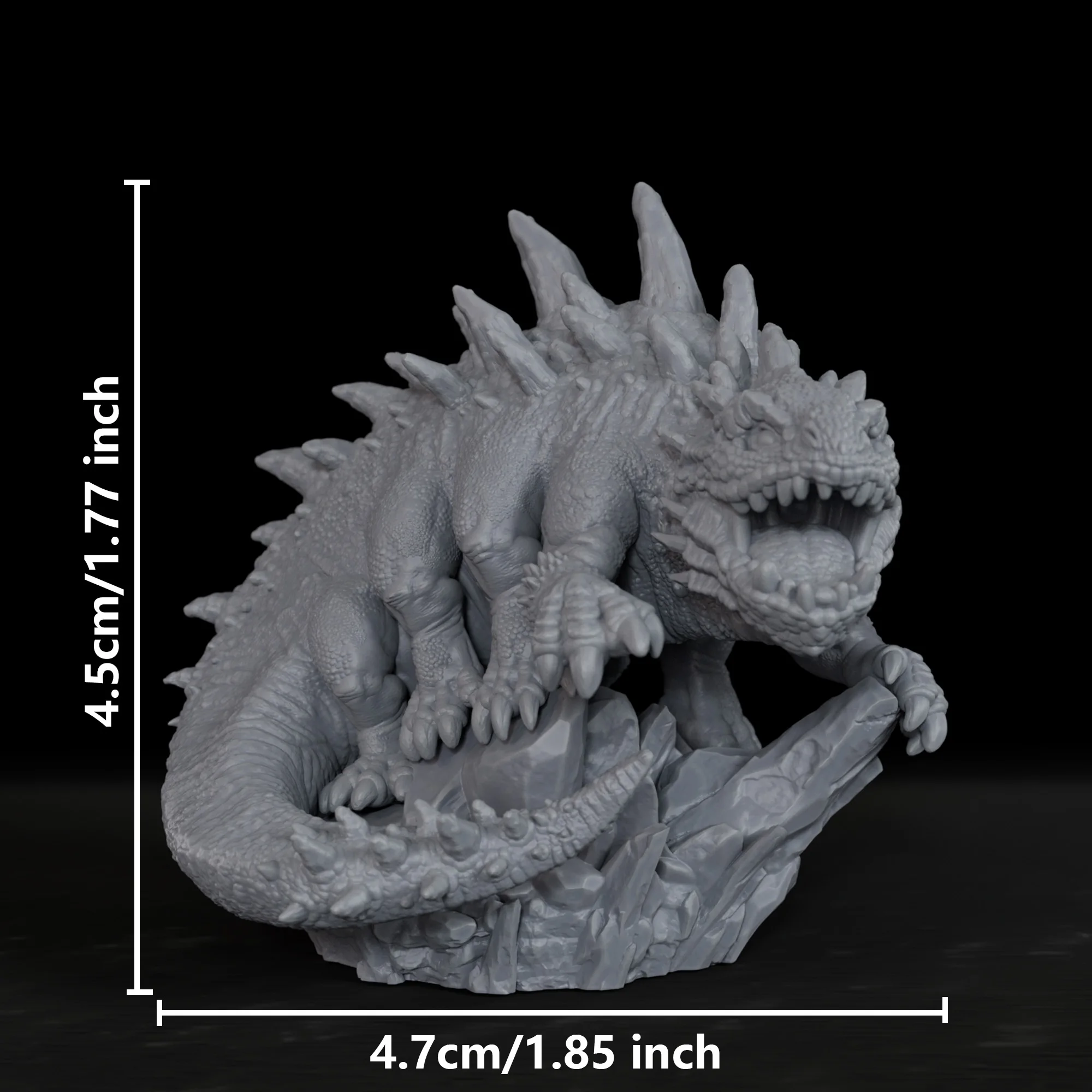 Fantasy Basilisk Minis - RPG Tabletop Characters & NPC, Halloween & Xmas Gift for Friends, Board Game Accessory view 3