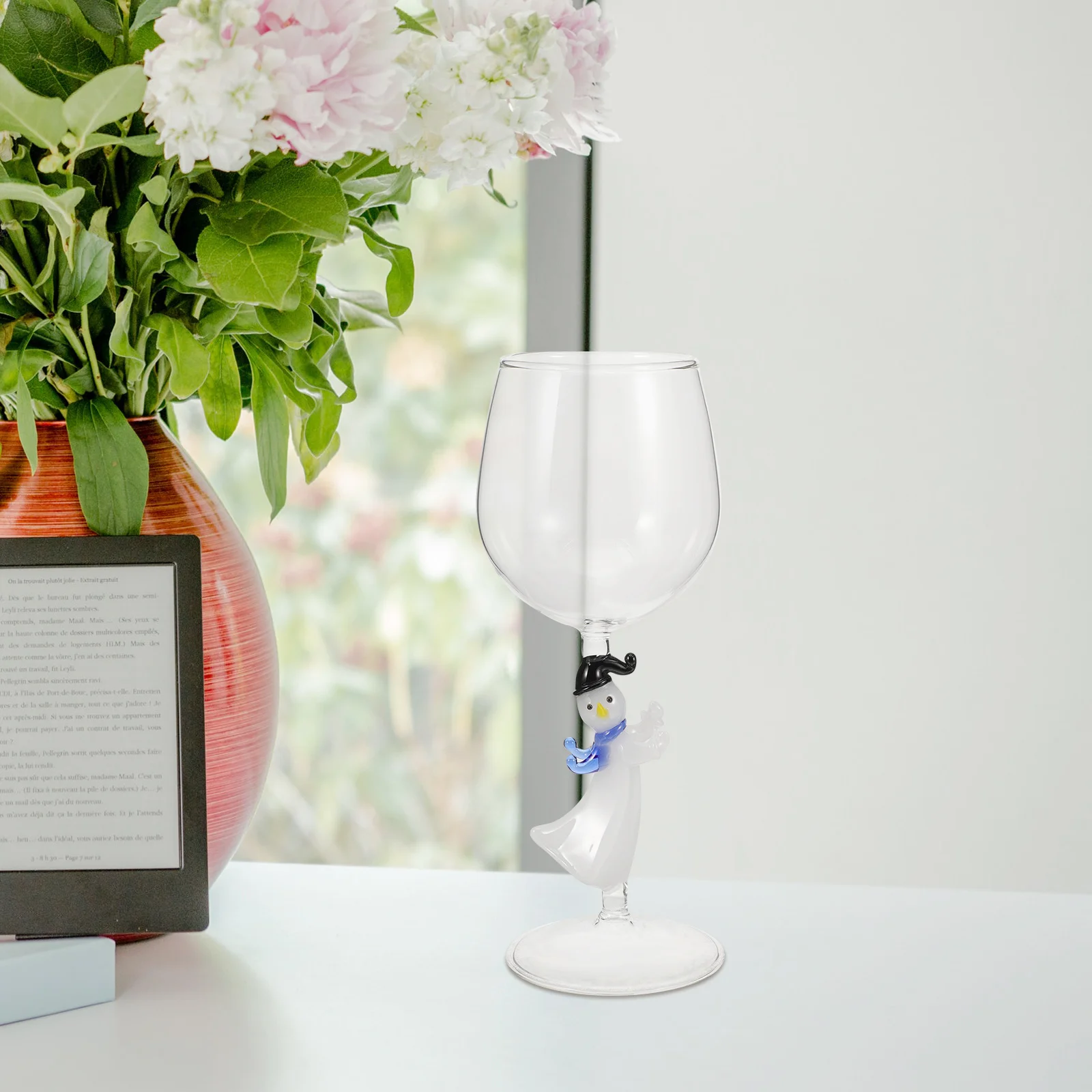 

Рождественский бокал для вина, основа снеговика, вечерние бокал, коктейльная чашка для питья, рождественский бокал для вина, подарок, вечерние бокал