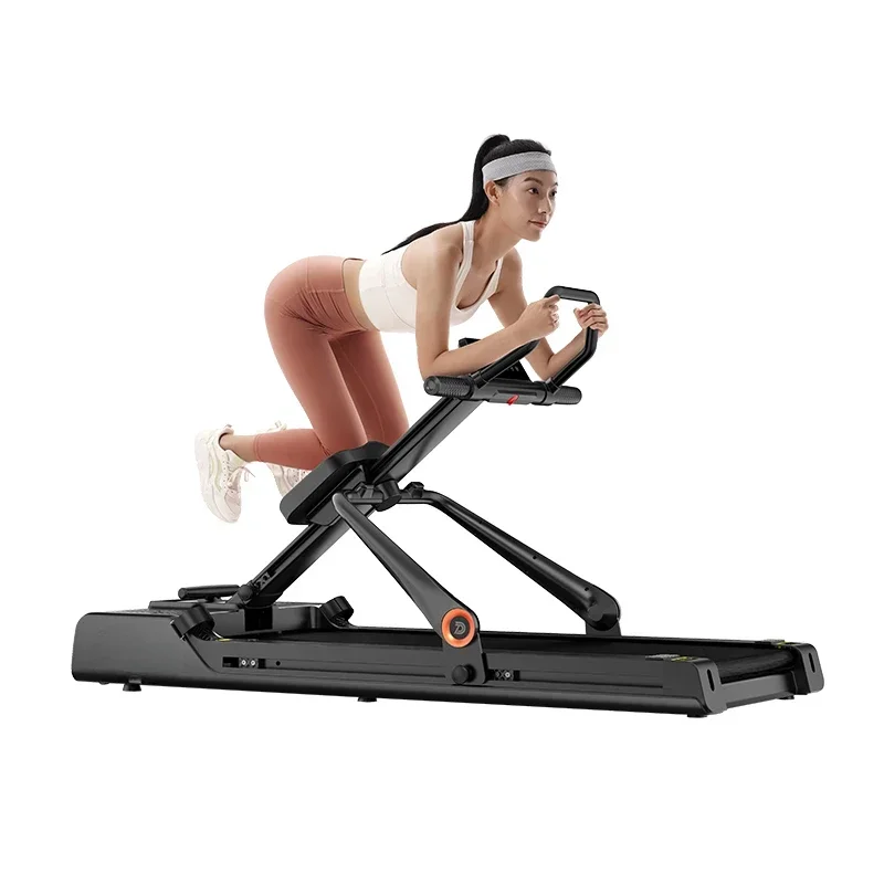 Factory Wholesale Home gym fitness multifunctional treadmill with aerobic sports Foldable treadmill Rowing machine