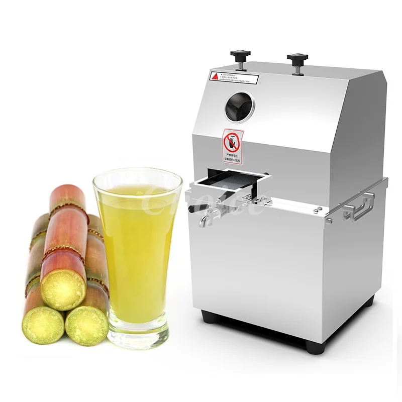 Stainless Steel Commercial Vertical Electric Sugar Cane Juicer Sugarcane Juice Extractor Machine