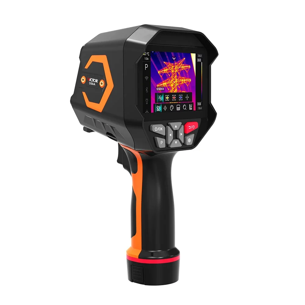 Victor 350 350A Pro IR Thermometer for Industrial Use (-20~1200°C)  Resolution 640*512 Thermal Imager With WIFI APP Data Analyze