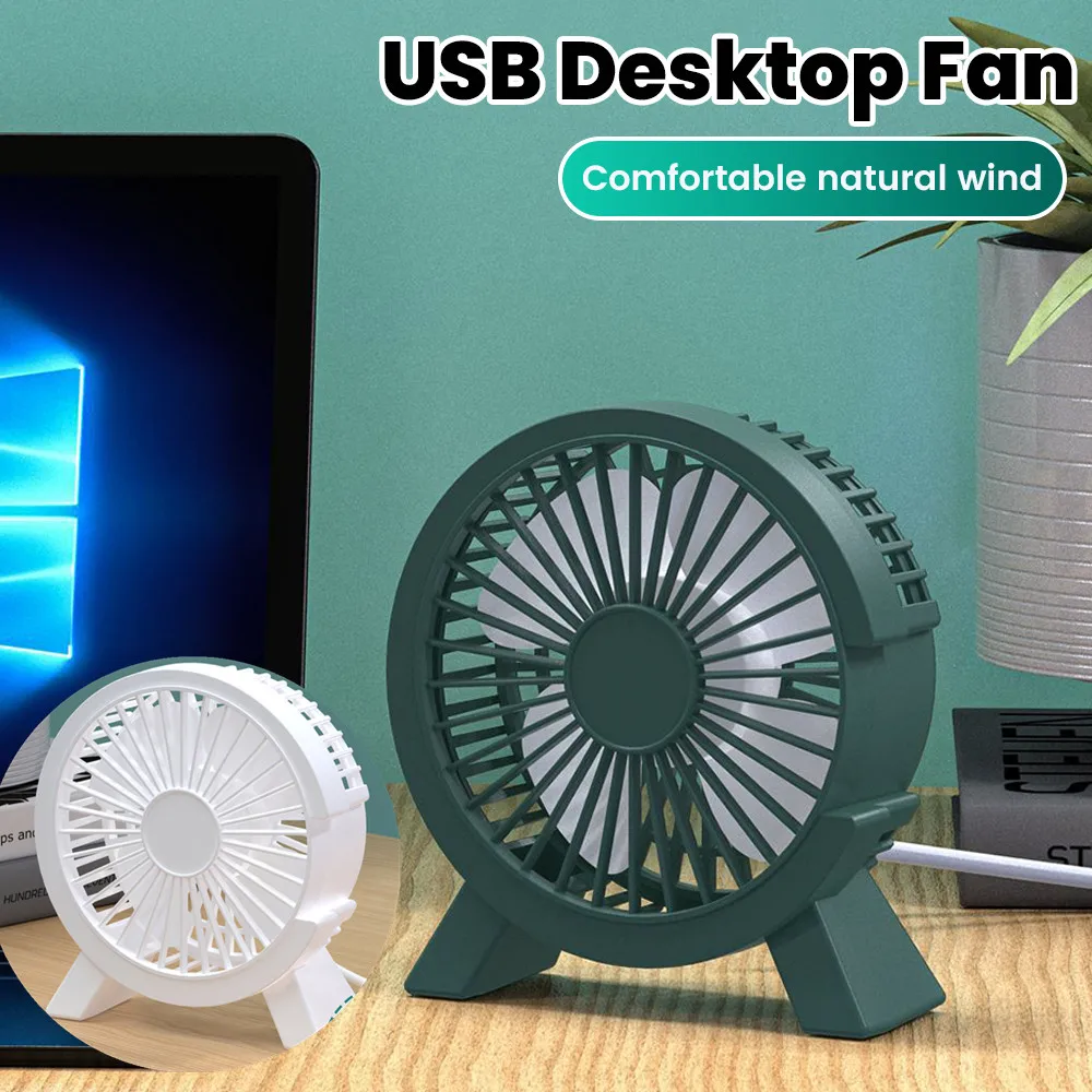 Mini-USB-Tischventilator, tragbarer, wiederaufladbarer Ventilator, extrem leise, für Studentenwohnheim, Zuhause, Schreibtisch, Büro, Computer, Sommerkühlung