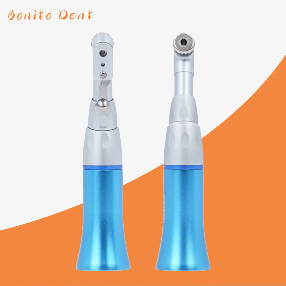 

Dental Key Type Slow Low Speed Contra Angle Handpiece Stainless Steel Outer Water Spray 22000-27000 RPM Latch Chuck