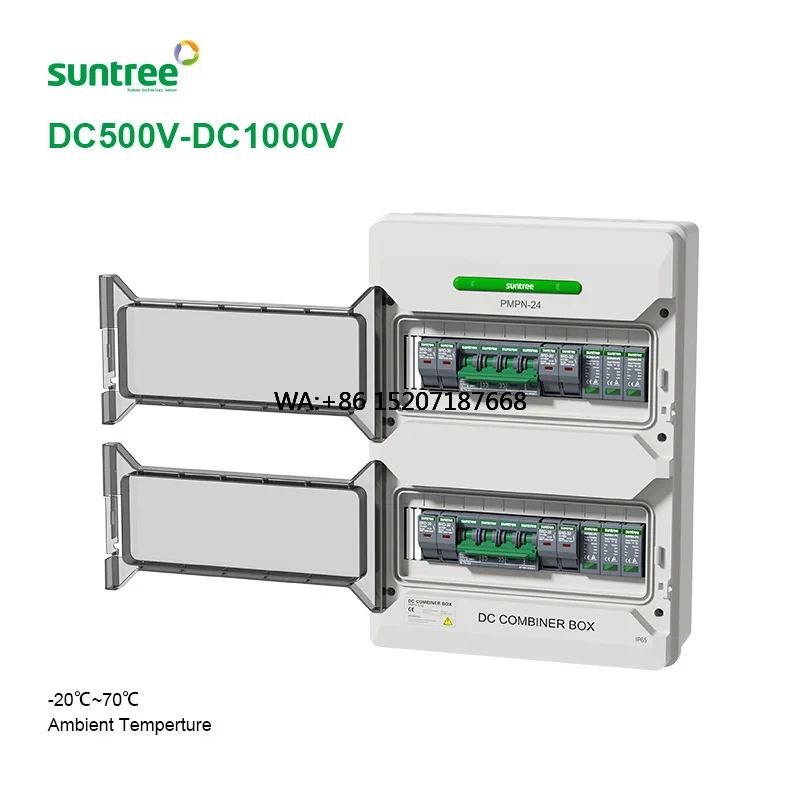 PV Monitoring, String Diodes for UAE PartsBox Combination Solar: DC Combiner Box IP65