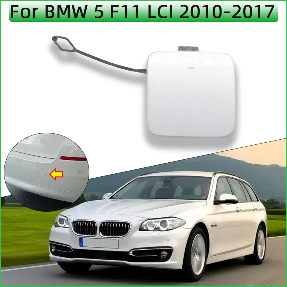 

Car Accessories Rear Bumper Tow Hook Cover Cap For BMW 5 Series 2010-2017 F11/LCI Ordinady Version Trailer Cover Decoration