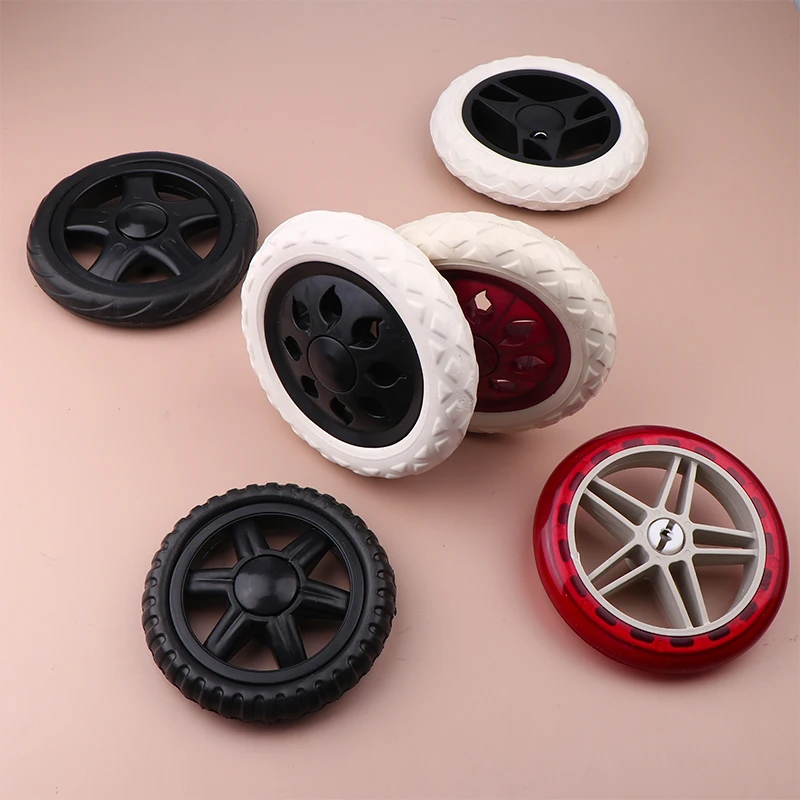 2Pcs Wear-Resistant Anti-Slip Shopping Cart Tire Wheels Flexible Wheelchair Caster Replacement For Travelling Trolley