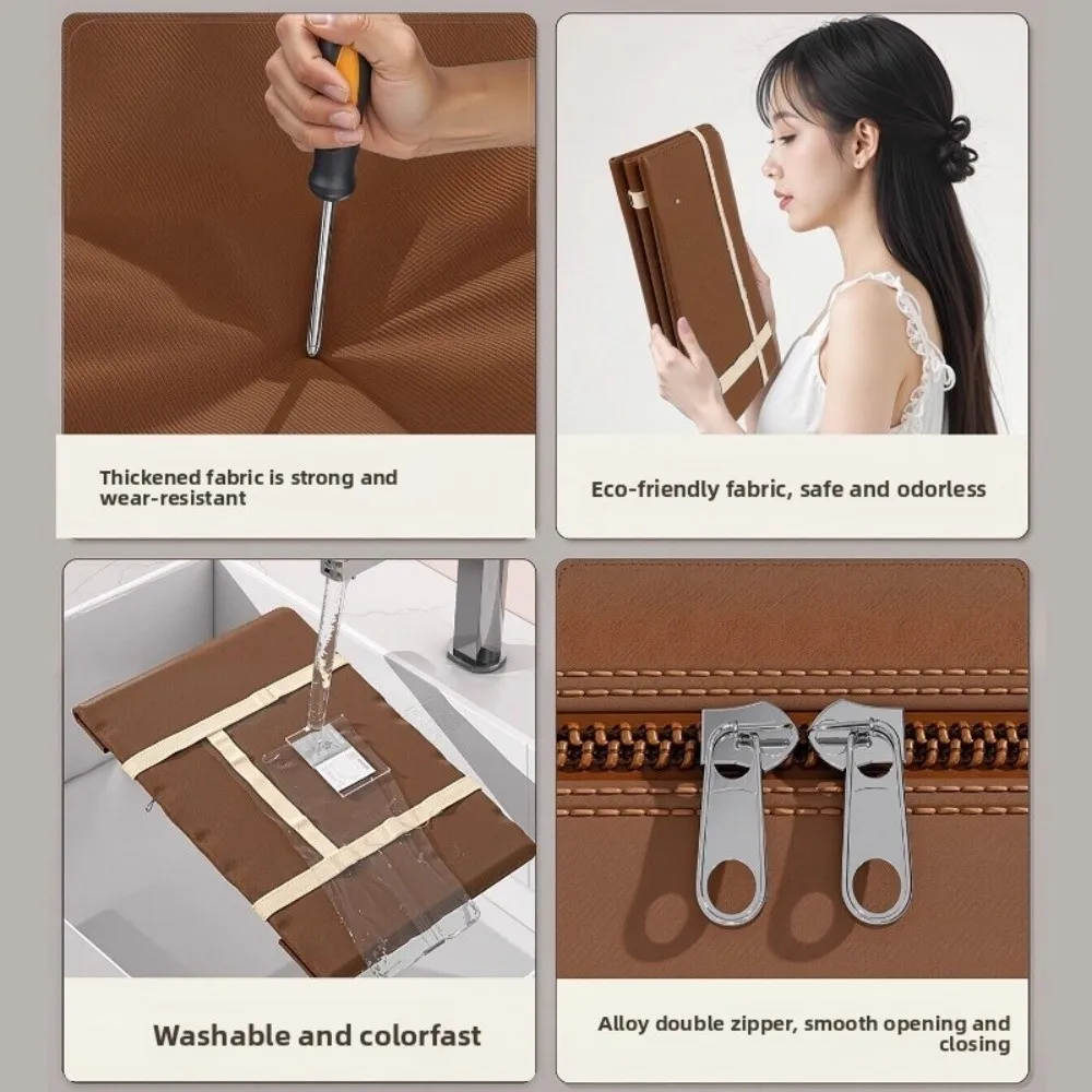 

New Large Capacity Moving Packing Bag Multipurpose with Zipper Woven Bag Waterproof Quilt Storage Bag Packing Supplies