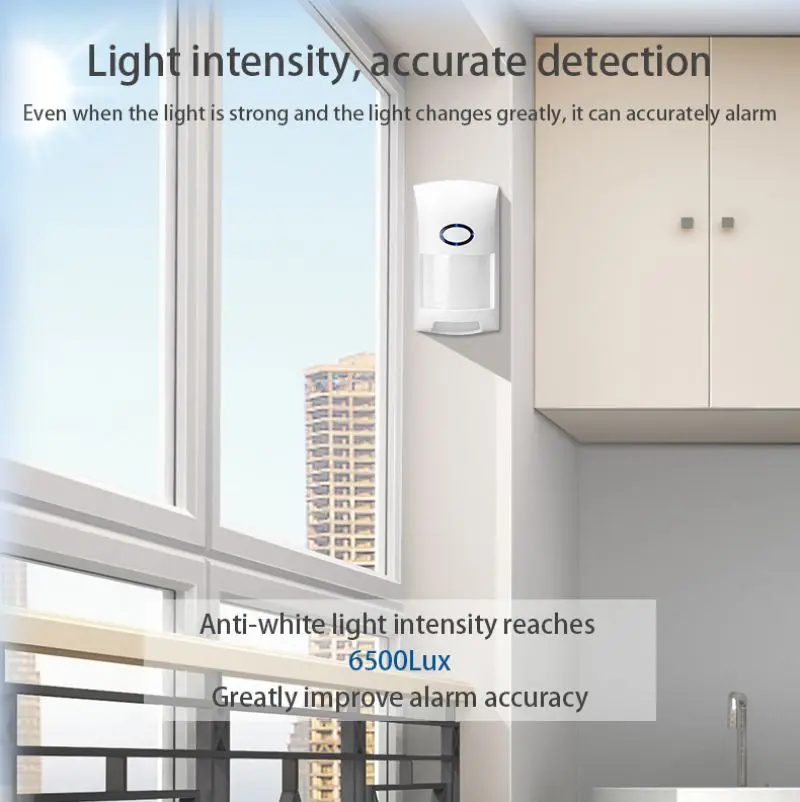 Imagem -04 - Tuya-smart Wifi Detectores Infravermelhos Sensor de Movimento Alarme Compatível com o Aplicativo Tuya Vida Inteligente Casa Ladrão