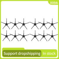 X09A 2X Side Brush For Xiaomi Roborock S7 S7 Max S7 Maxv T7S T7S Plus S6 S5 MAX S50 S55 E35 E2 Robot Vacuum Cleaner Black