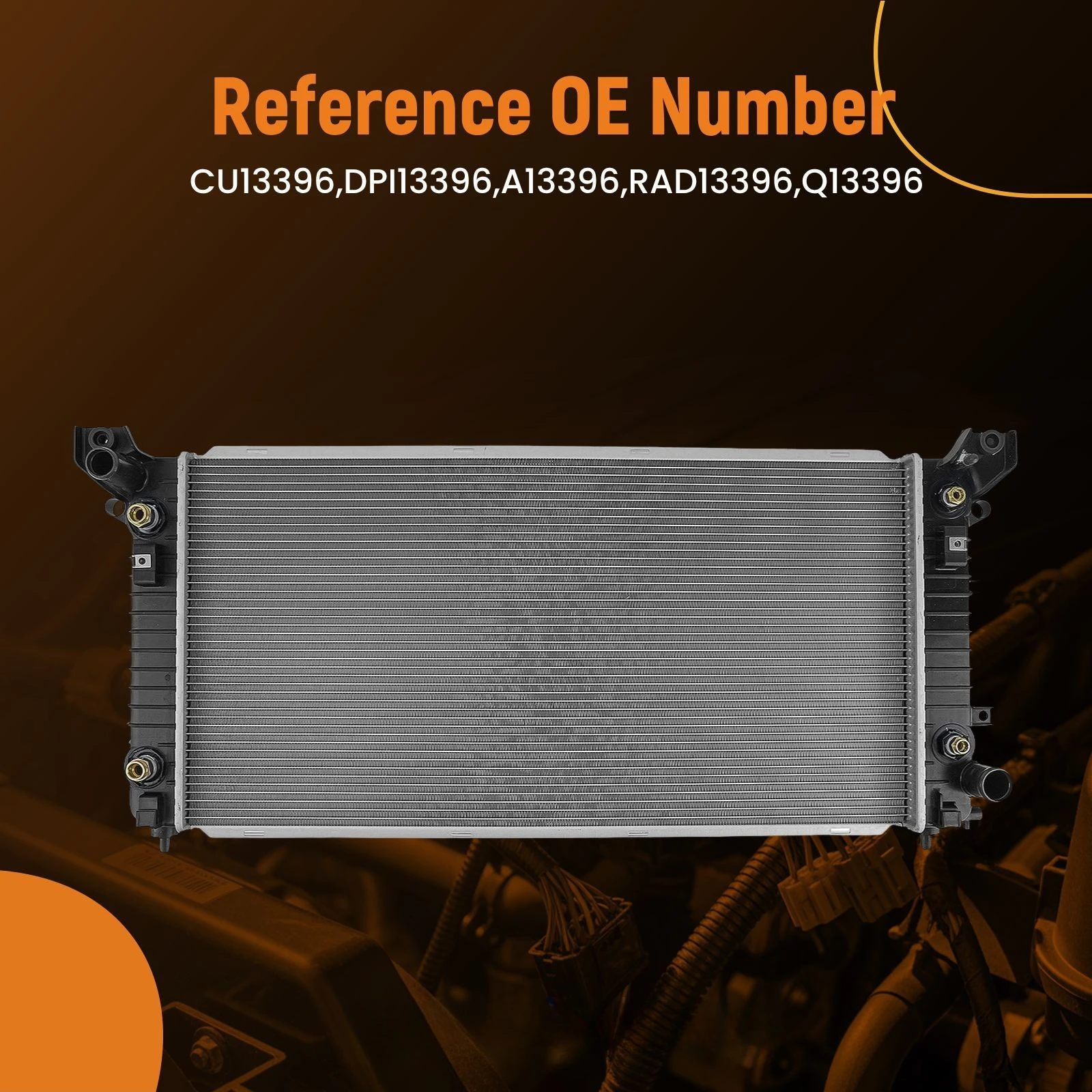 Automotive Radiator for Chevy Silverado/GMC Sierra 1500 4.3L V6 2014-18 A13396