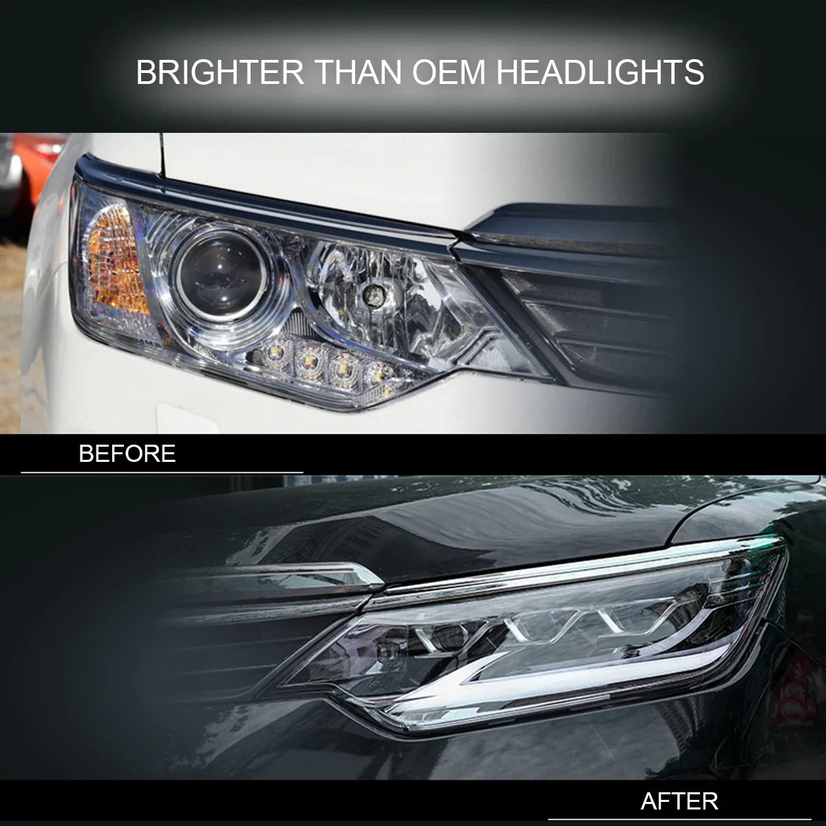 

Автомобильные аксессуары, светодиодные фары для Toyota Camry 2015 2016 2017, фары в сборе, DRL, ближний/дальний свет, указатель поворота, автомобильный свет
