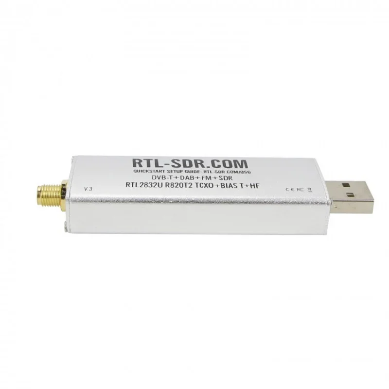 Rtl-sdr v3 r820t2 rtl2832u 1ppm tcxo rtl sdr مجموعة راديو ، برنامج فقط بدون ملحقات