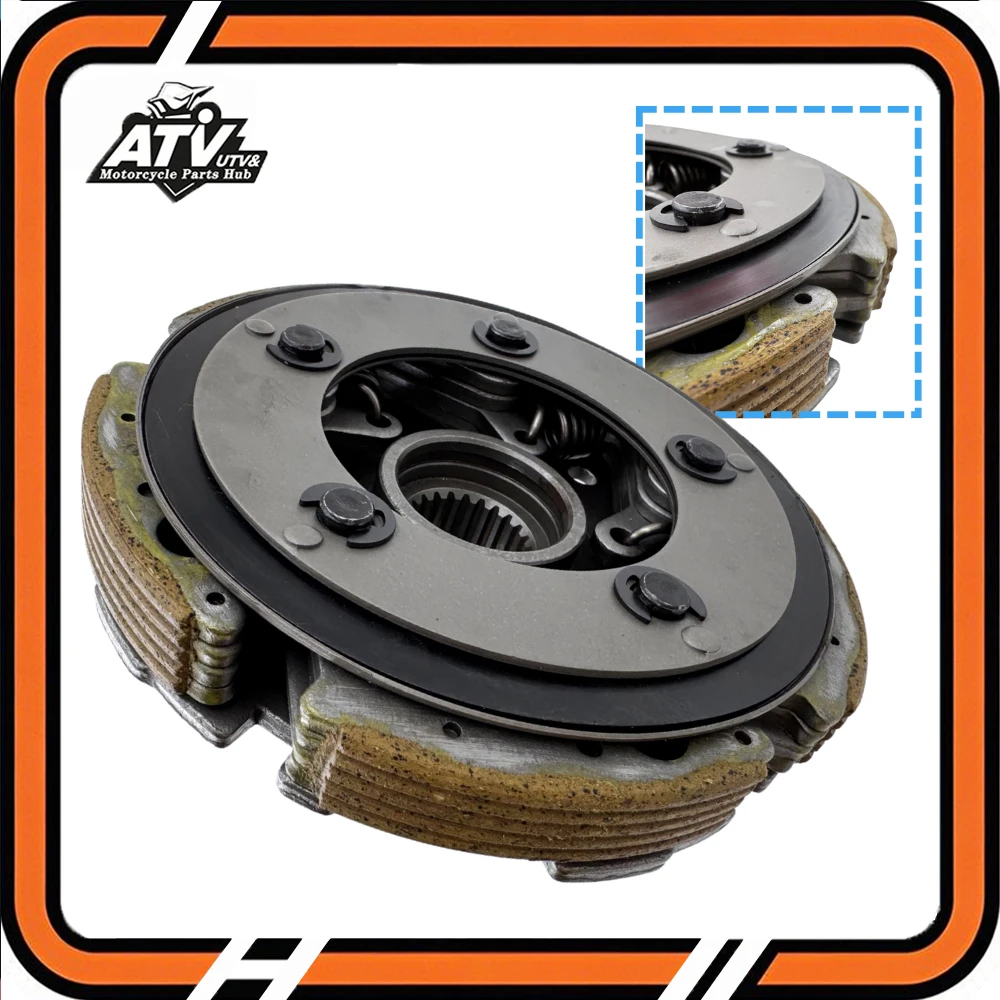 

Сцепление в сборе для CF MOTO 500CC 600CC ATV UTV QUAD, детали 0180-054000 0600-054000 0180-054000-0003 Cforce Zforce