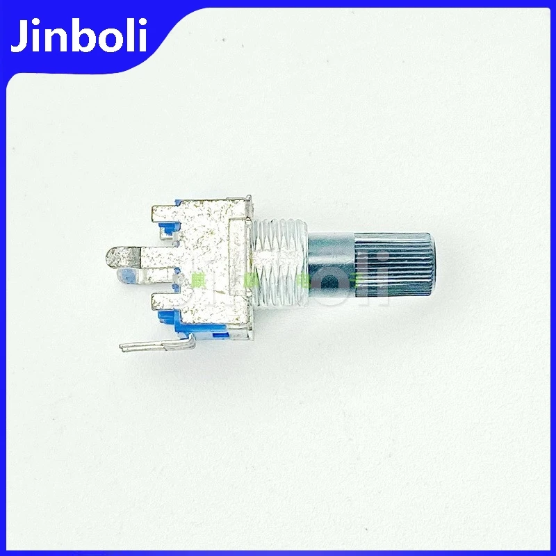 3PCS RK09 Vertical 3-Pin Single B10K B103 With Bracket Speaker Amplifier Mixer Effector Volume Potentiometer Flower Shaft 16mm