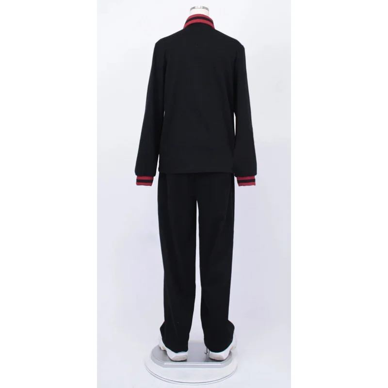 Kuroko No Basketball (Kuroko'S Basketball)  Touou High School Aomine Daiki Black Long Sleeve Jersey Cosplay Costume