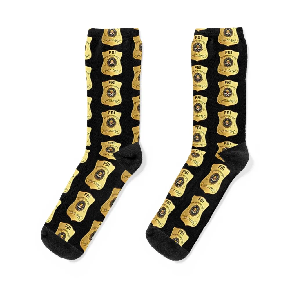 FBI SPECIAL AGENT Socks hip hop halloween sport sports stockings Luxury Woman Socks Men's