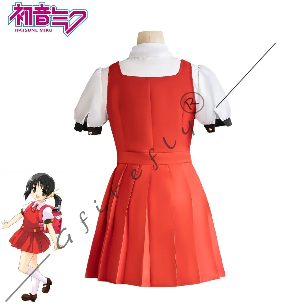 VOCALOID2 카이 유키 코스프레 의상 같은 스타일의 빨간 드레스 가발 가상 가수 할로윈 무대 공연 의상