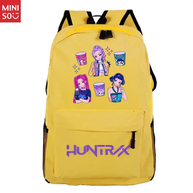 

Miniso Witch Academy Backpack, Trendy Cartoon Print School Bag for Students
