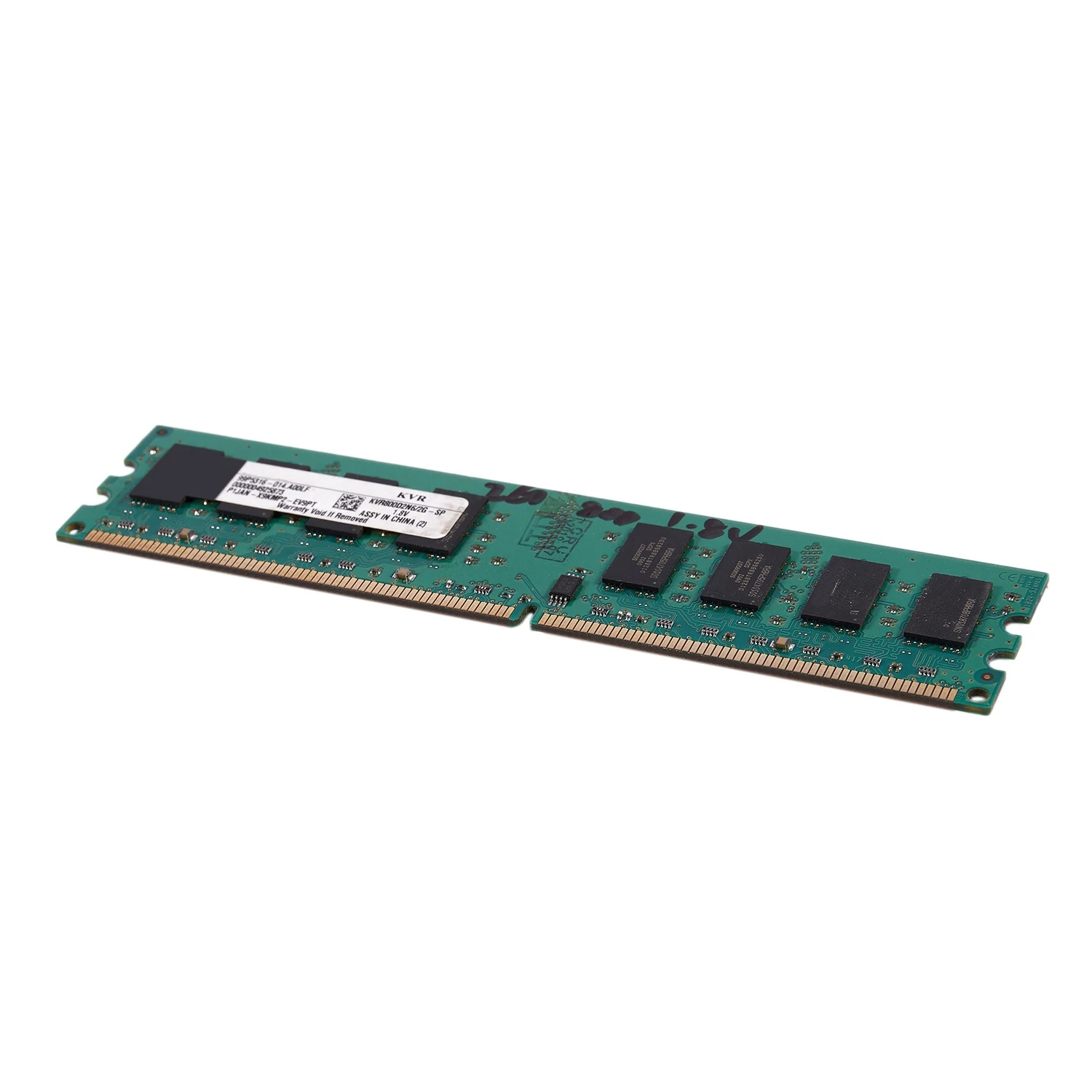 Memoria RAM DIMM desktop da 2 GB DDR2 PC2-6400 800 MHz 240 pin 1,8 V per Intel, per AMD (2 GB/800, W)