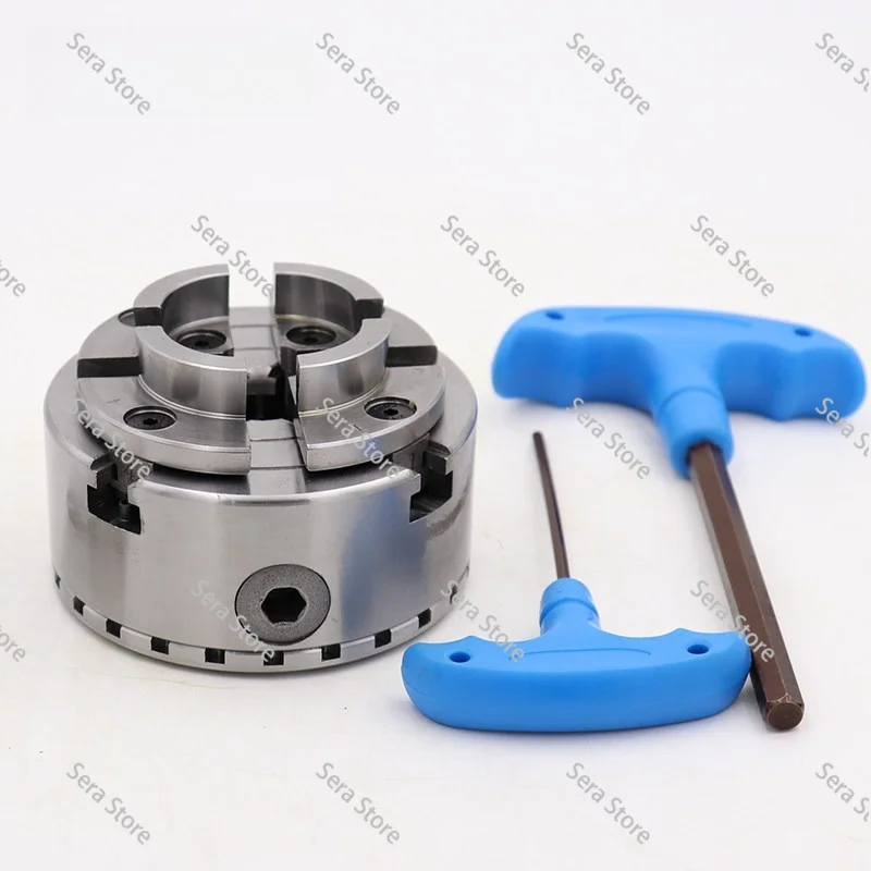 KP96 Woodworking Chuck 5 Inch KP125 Four-jaw Self-centering M33 Thread 4 Inch 100 Chuck for Woodworking Lathe