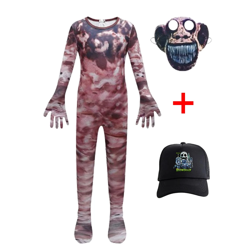 Demogorgon disfraz de Halloween para niños, Zoonomaly, flor de hombre-eater, fortaleza aterradora, Cosplay, fiesta de carnaval, ropa espeluznante, Máscara