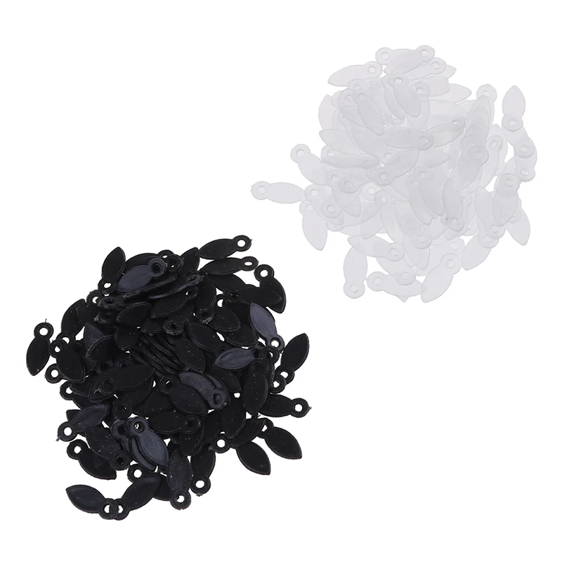 100pcs DIY Rotating Buttons Photo Frame Hooks Picture Accessories Crafts Buckle Black/white