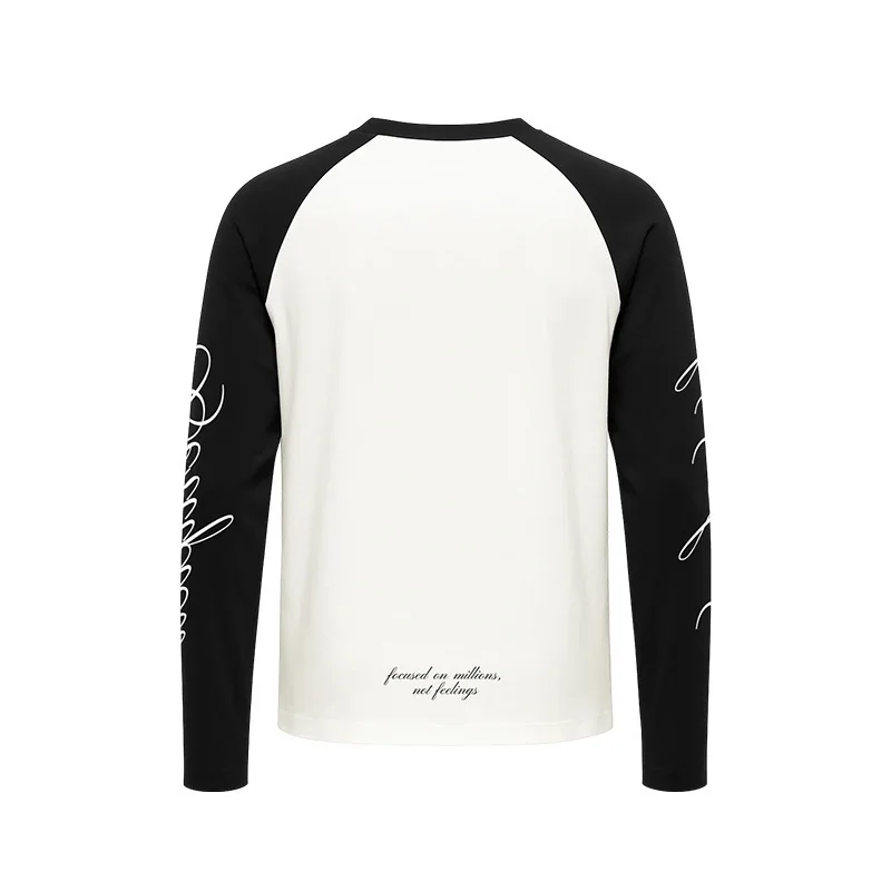 Unisex Hip-Hop Langarm-Oberteil Amerikanischer Streetwear-Stil Lockerer Rundhalsausschnitt mit Schriftzug-Print Modisch für Herbst und Winter – Detail 8