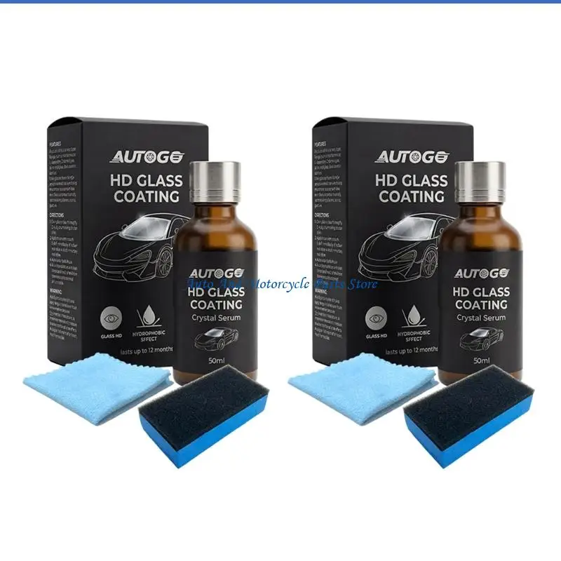 P9FD Effective Glass Coating Set With Hydrophobic Crystal Method For Cars And Motorcycles