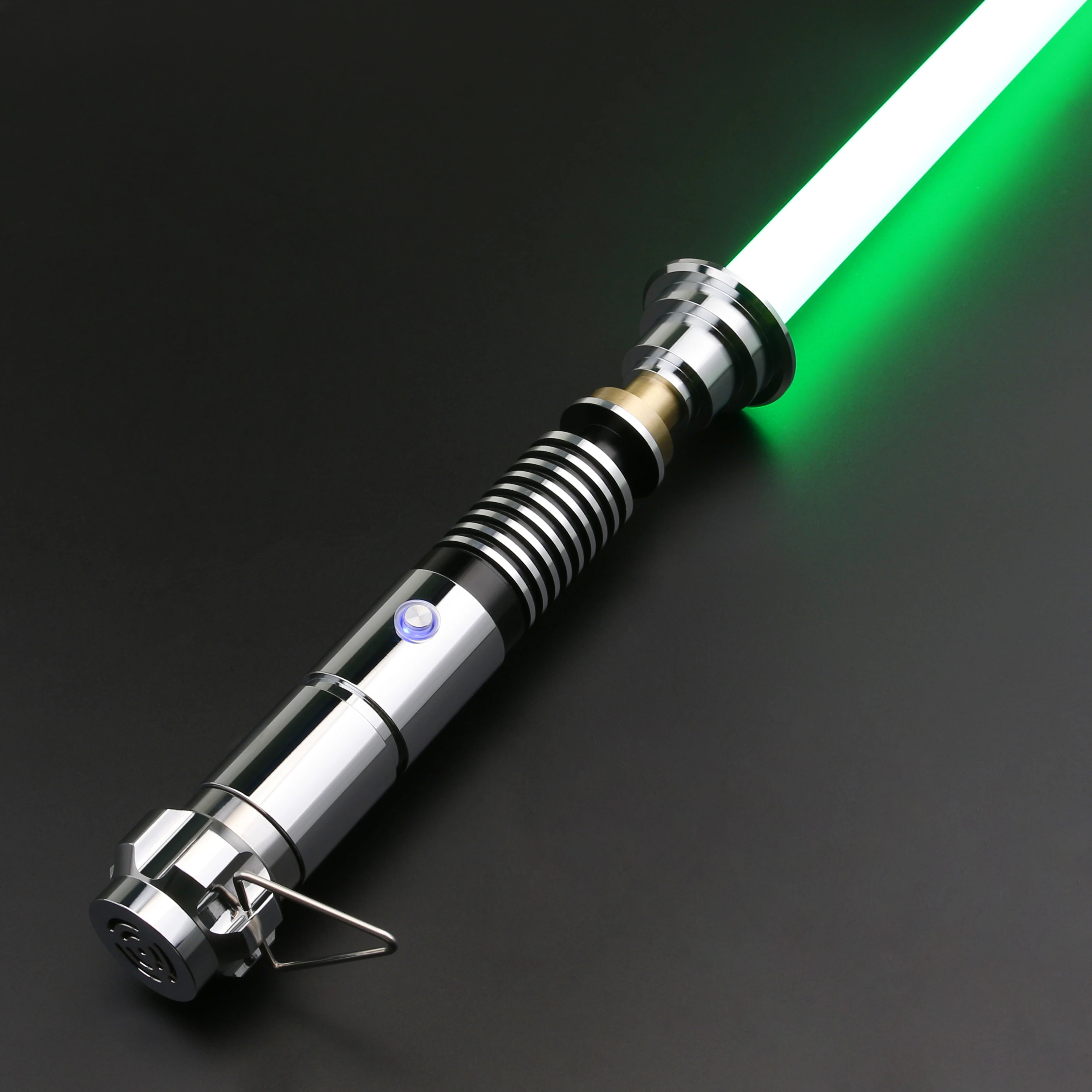 TXQSABER Luke Lightsaber Smooth Swing Laser Saber Dueling RGB Błyszcząca metalowa rękojeść 1-calowa FOC Blaster 16 Soundfonts Toy - No Blade