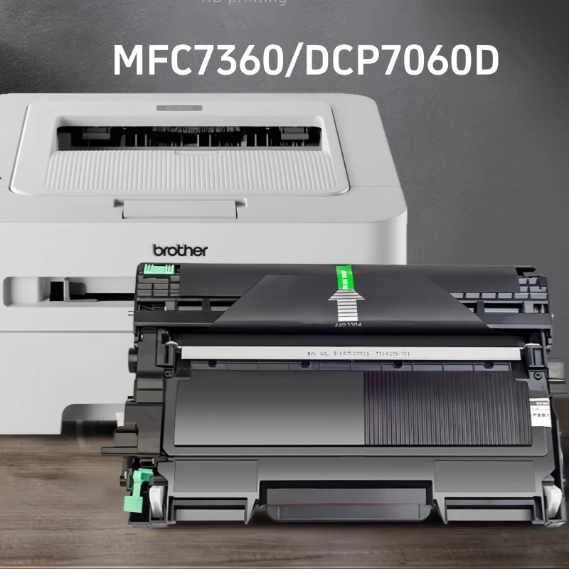 Compatible con cartucho de tóner Brother MFC7360 DCP7060D 7065DN unidad de tambor TN420 TN450 cartucho de impresora TN2215