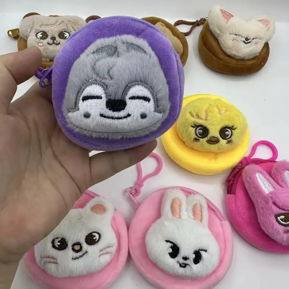 

Новый SKZOO Stray Kids плюшевая игрушка брелок плюшевая кукла кошелек для монет сумка для хранения подвесное украшение детские игрушки Рождественский подарок