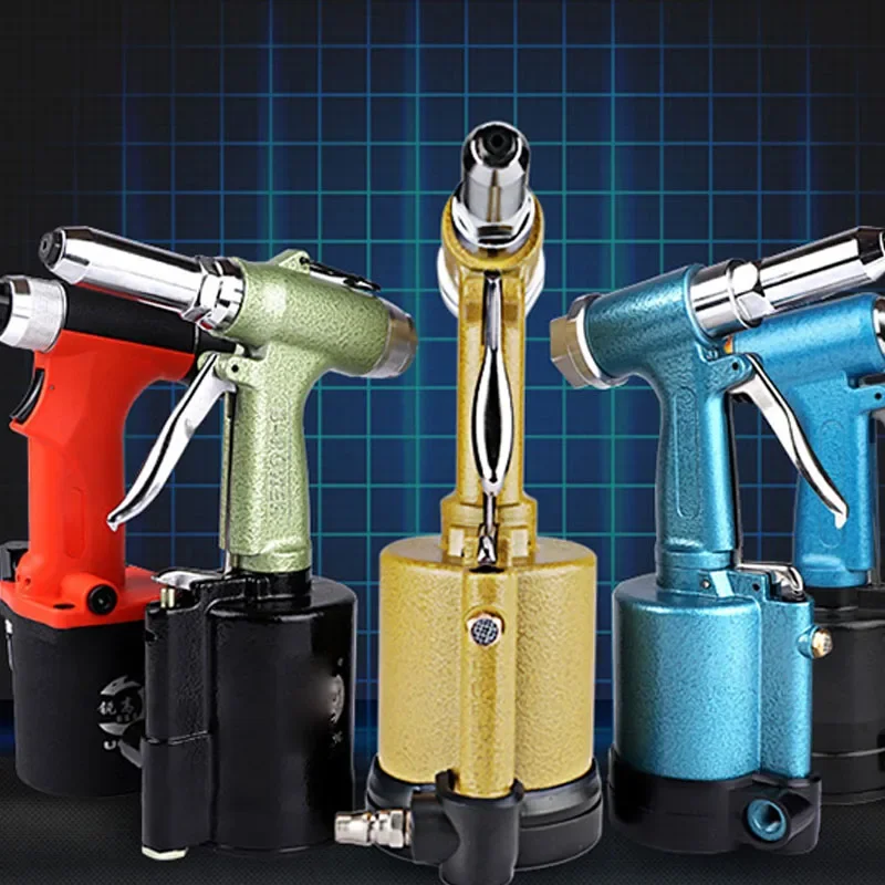 Piccolo nuovo pneumatico rivetto pistola tirare rivetto pistola tirare pistola sparachiodi rivetto cieco in acciaio inossidabile grado industriale rivettatura pneumatica Worke