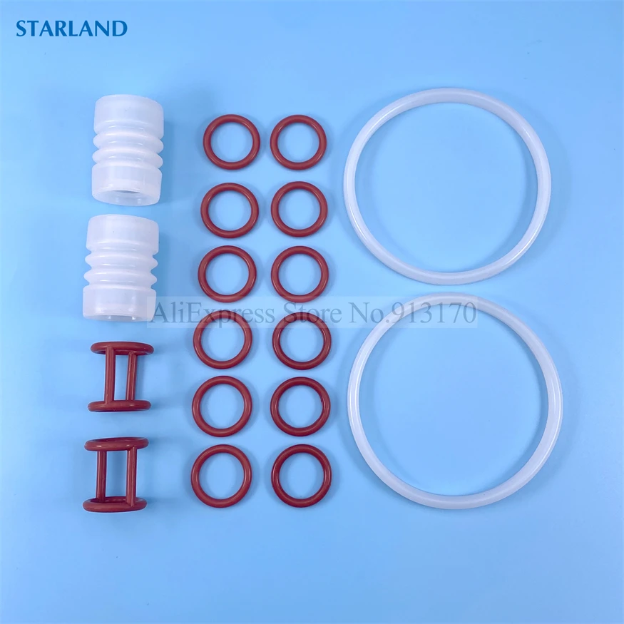 1 Bag 18 Gaskets Combination Silicone Sealing Rings New Spare Parts BQL Soft Ice Cream Machines Fittings Replacements