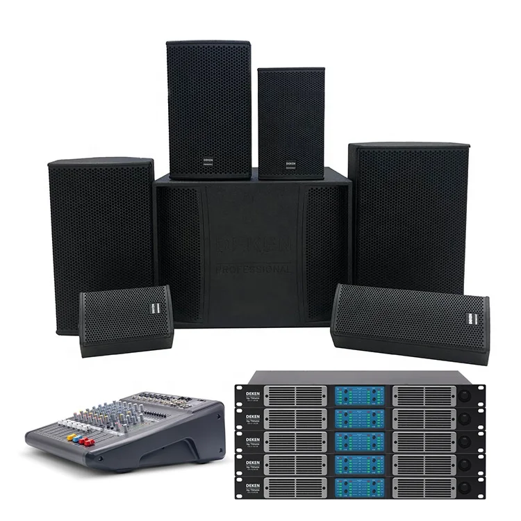 FLEX-T10 10 Inch 2 Unit 2 Way Pro Audio Stage Disco Music Dj Sound System Speakers 400W Professional Dj Karaoke Power Speaker
