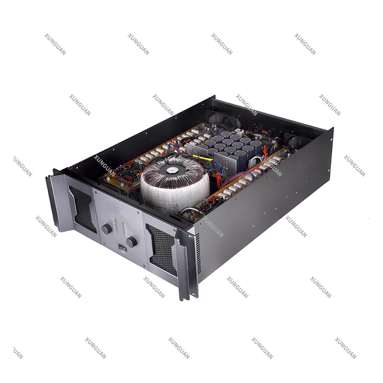 TD-2600 Professional Two Channel 2CH*2600W 8ohm Power Amplifier 4U Can Work at 2ohm 6600W for Concert Stage Subwoofer