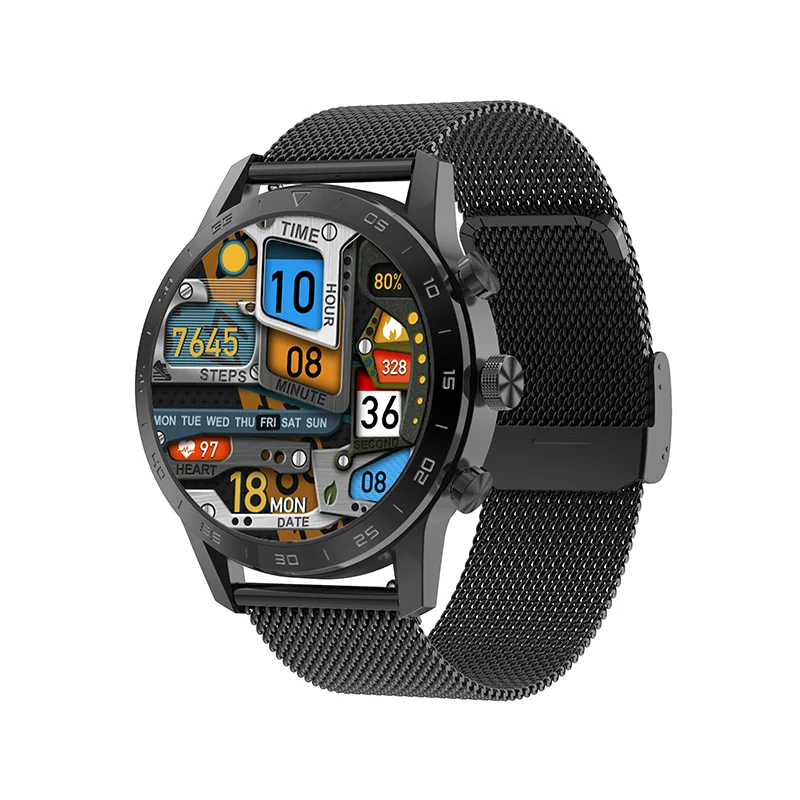 1.39 inch HD Screen Smart Watch Men DT70 with BT Call Wireless Charging watches ECG Monitoring Smartwatch KK70