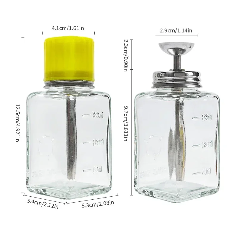 Nagel Nachfüllbare Presse Pumpe Leere Flaschen Glas Gel Entferner Flüssigkeit Container Nail art Nagellack Entferner Reiniger Make-Up Maniküre Werkzeug