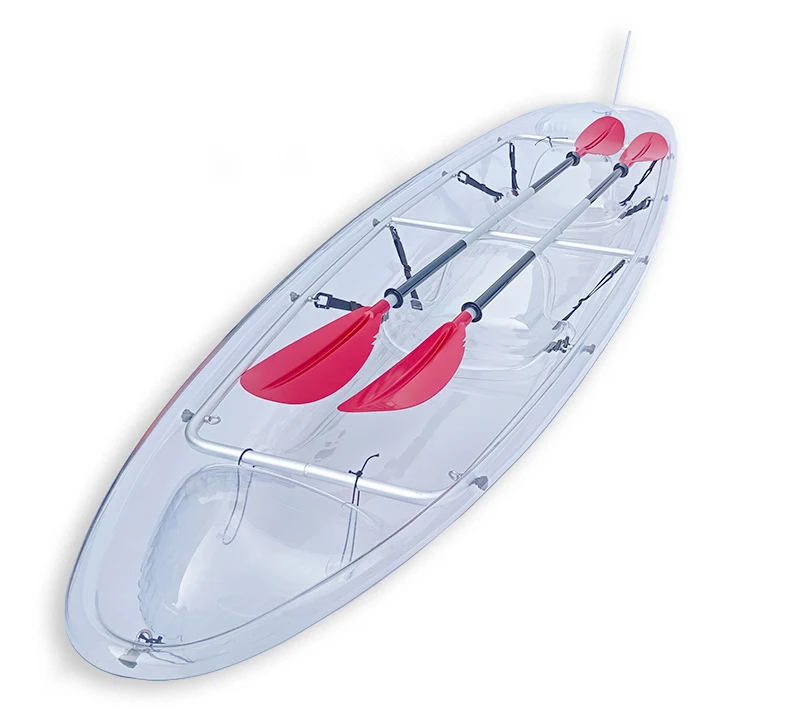 

New Stock Arrival Clear Kayak Body Reinforcement Stability Rowing Hand Boat Paddle With Spot Wholesale