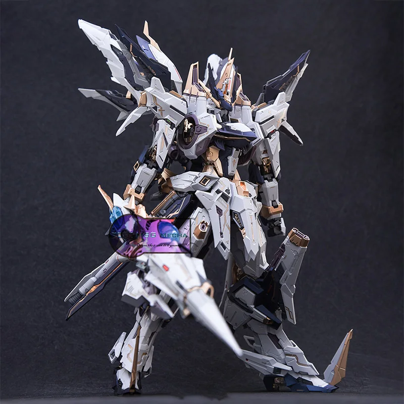 SNNA PMD AURORA MG 1/100 ImperialDawnKnight-saTroops Alloy Die Casting Frame Assembly Mobile Suit Anime Action Figures