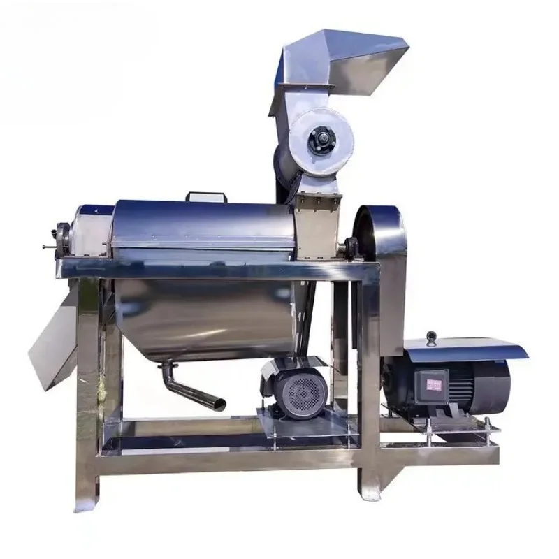 

Large industrial yellow peach juicer, commercial multifunctional spiral crushing press