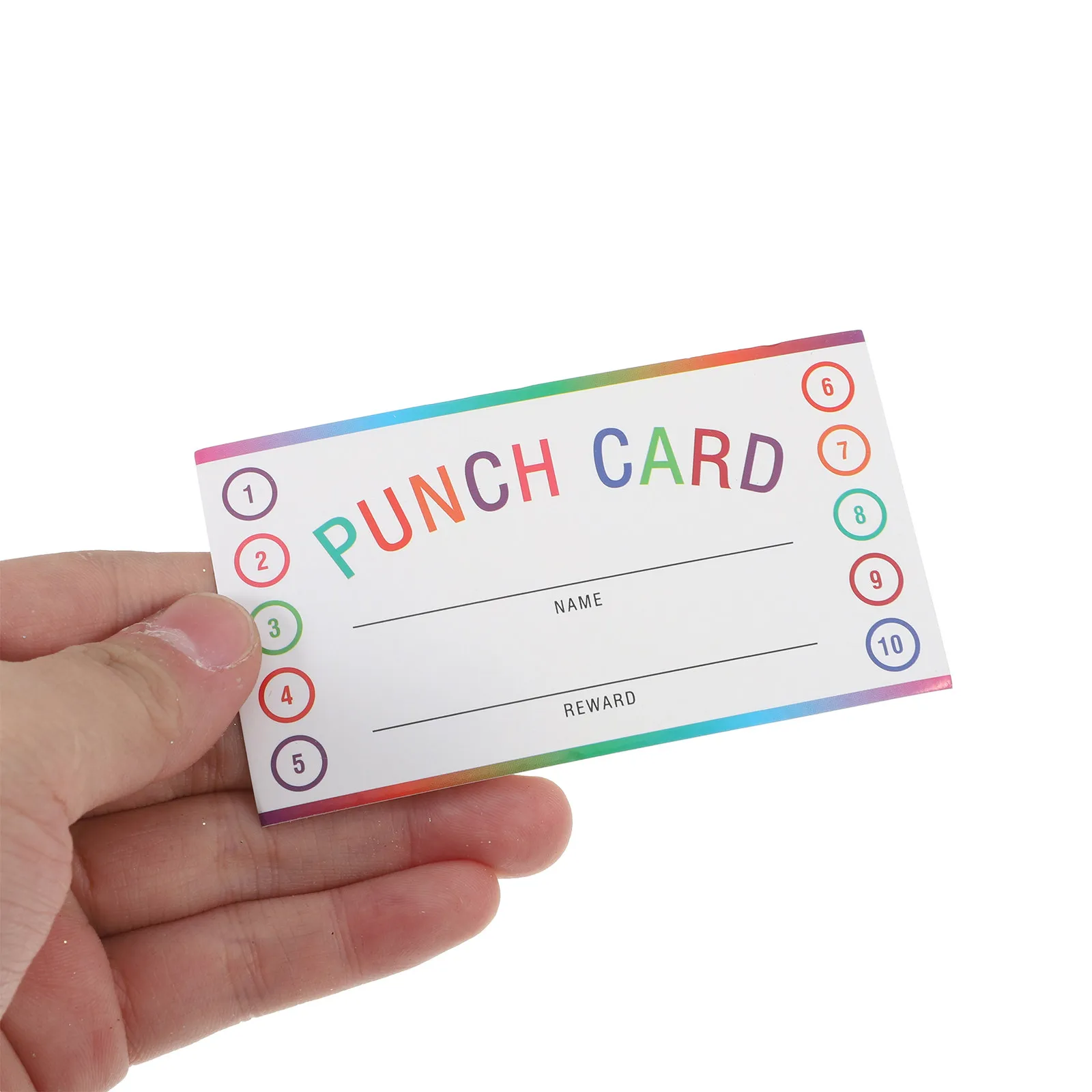 50 Sheets Incentive Chart Behavior Punch Cards for Classroom Money Reward System