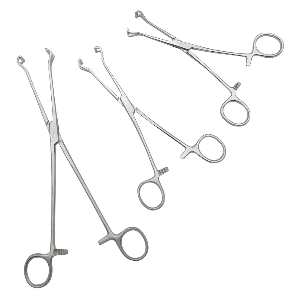 Stainless Steel Appendix forceps, tissue clamping forceps, intestinal clamping forceps surgical Instrument pet
