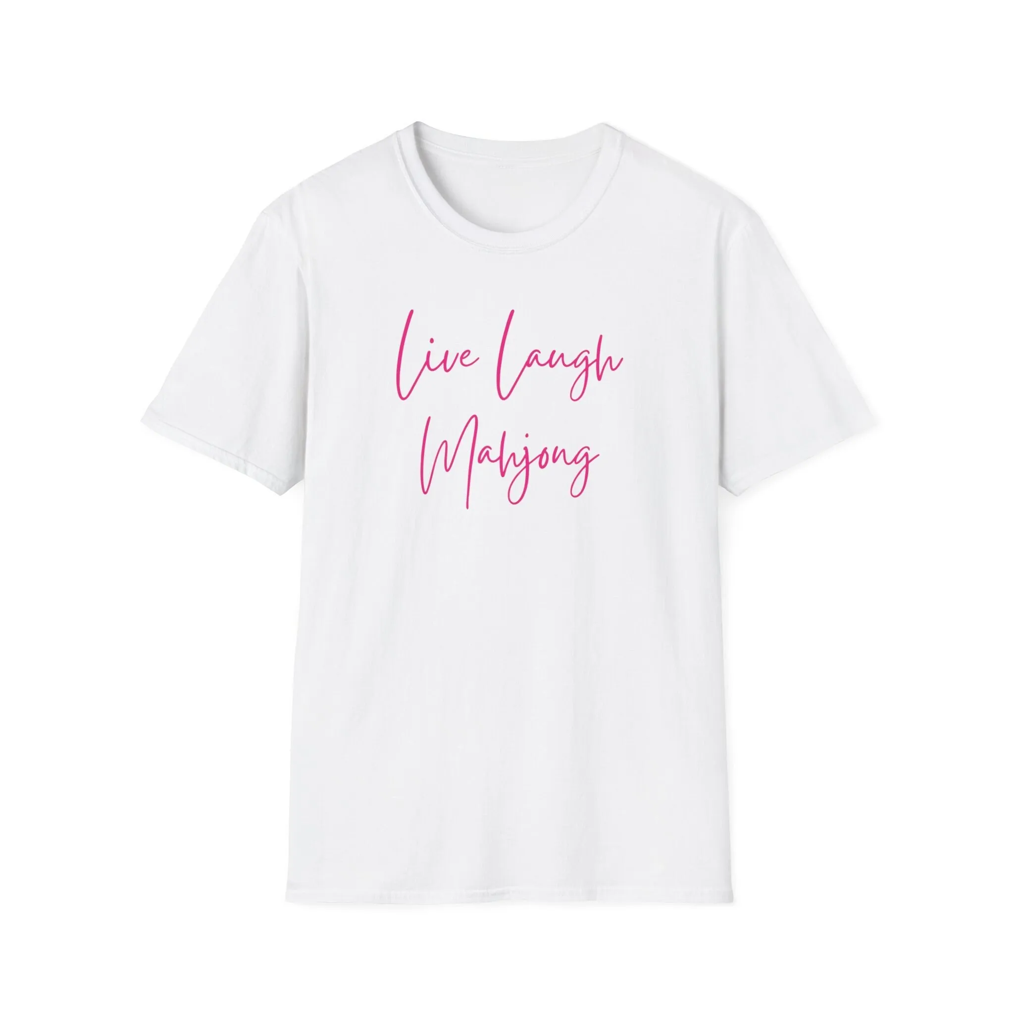 Live Laugh Mahjong T Shirt For Player Lover Mah Jongg Jong