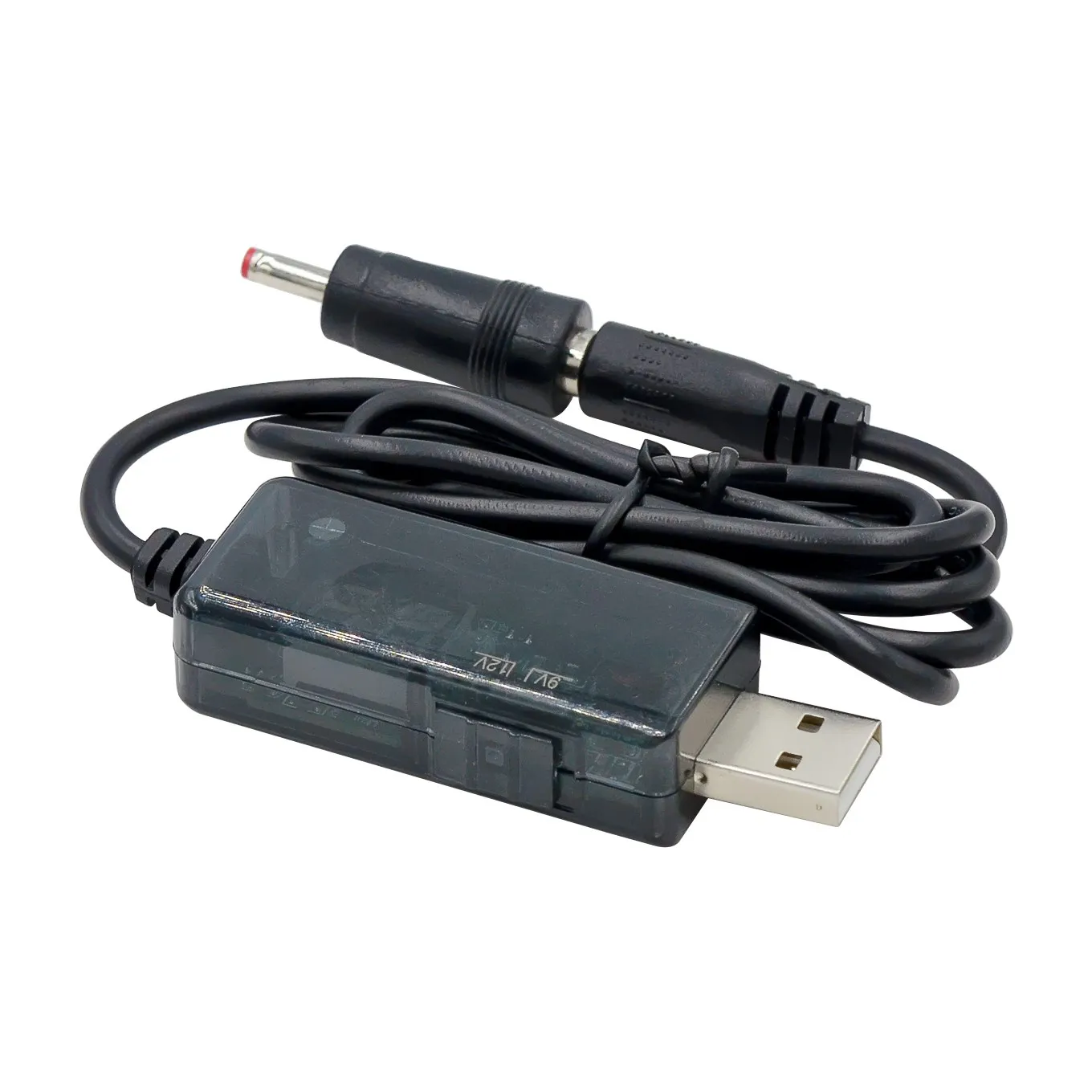 USB Boost Converter DC 5V to 9V 12V USB Step-up Converter Cable + 3.5x1.35mm Connecter For Power Supply/Charger/Power Converter